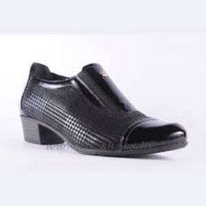 Remonte Black Soft Leather Dress Shoe Loafer